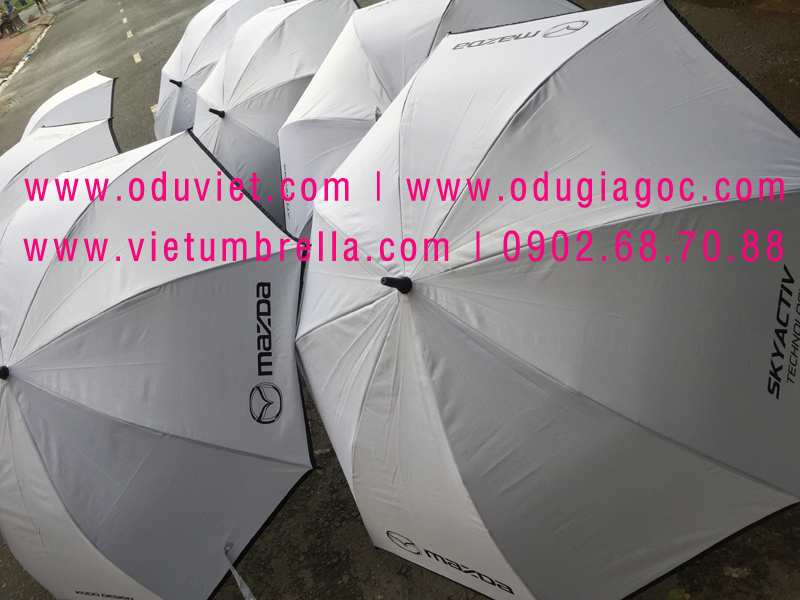 xưởng sản xuất ô dù cầm tay in logo quảng cáo